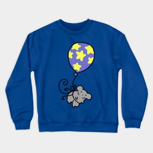 Star Balloon Mouse Crewneck Sweatshirt